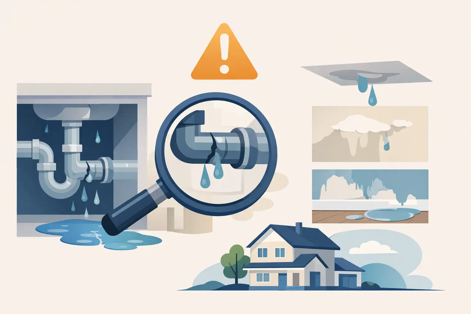 Pipe Leak Warning Signs Guide for Homeowners