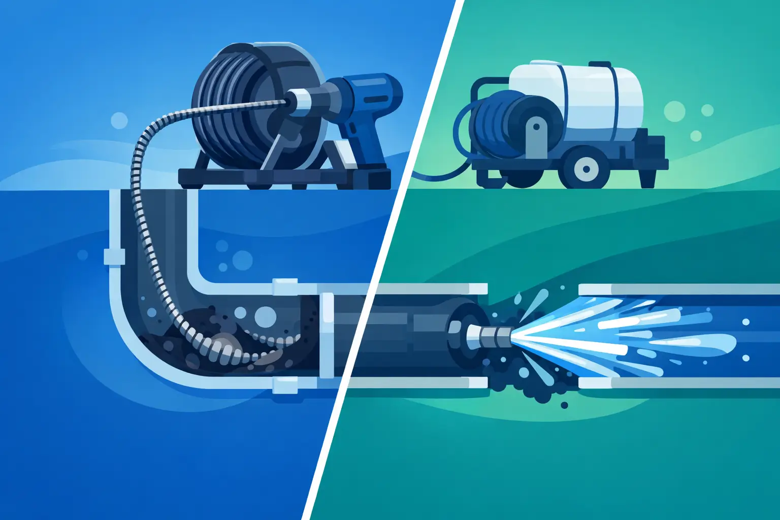Drain Snaking Versus Hydro Jetting Compared