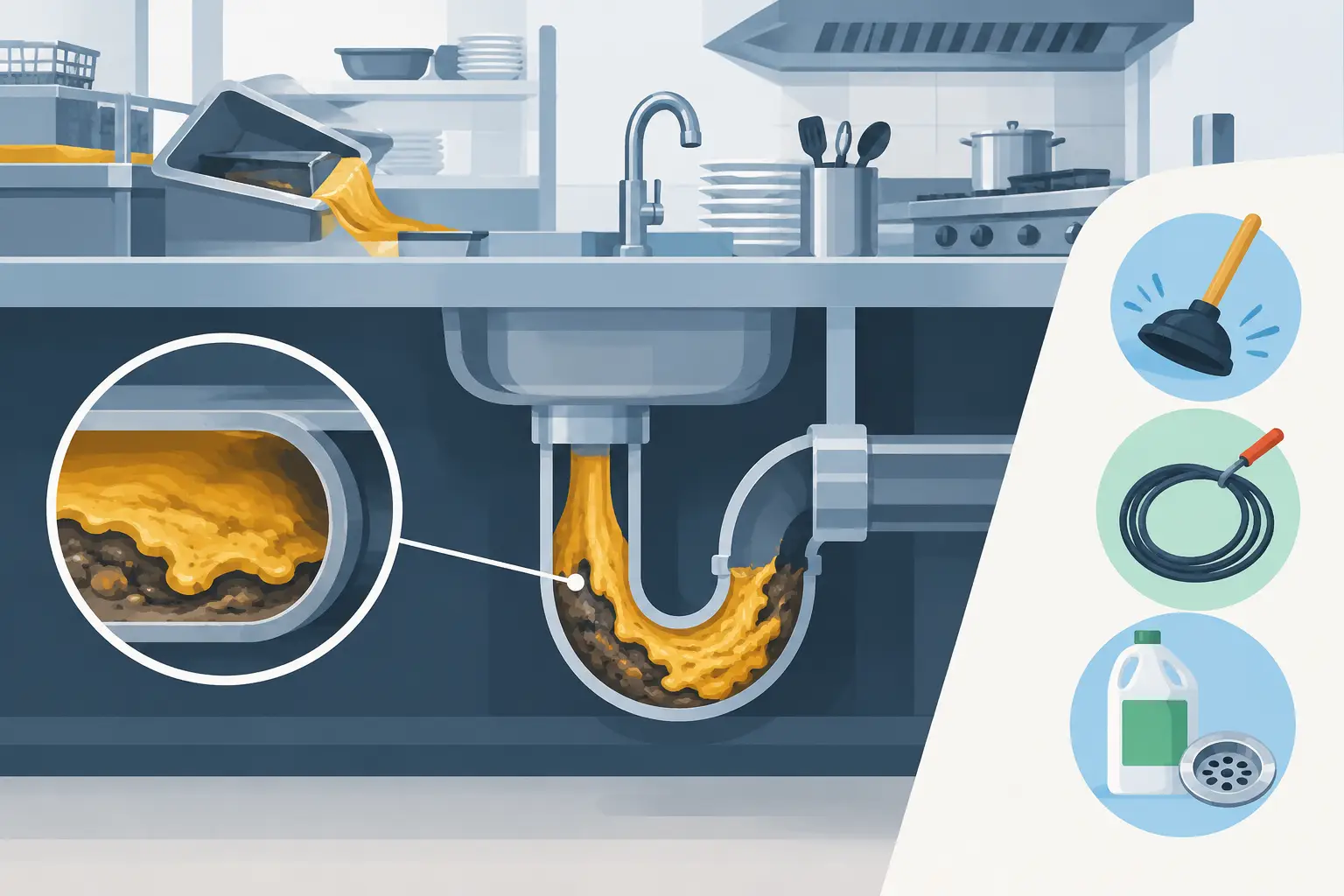 Restaurant Grease Clog Causes and Fast Fixes
