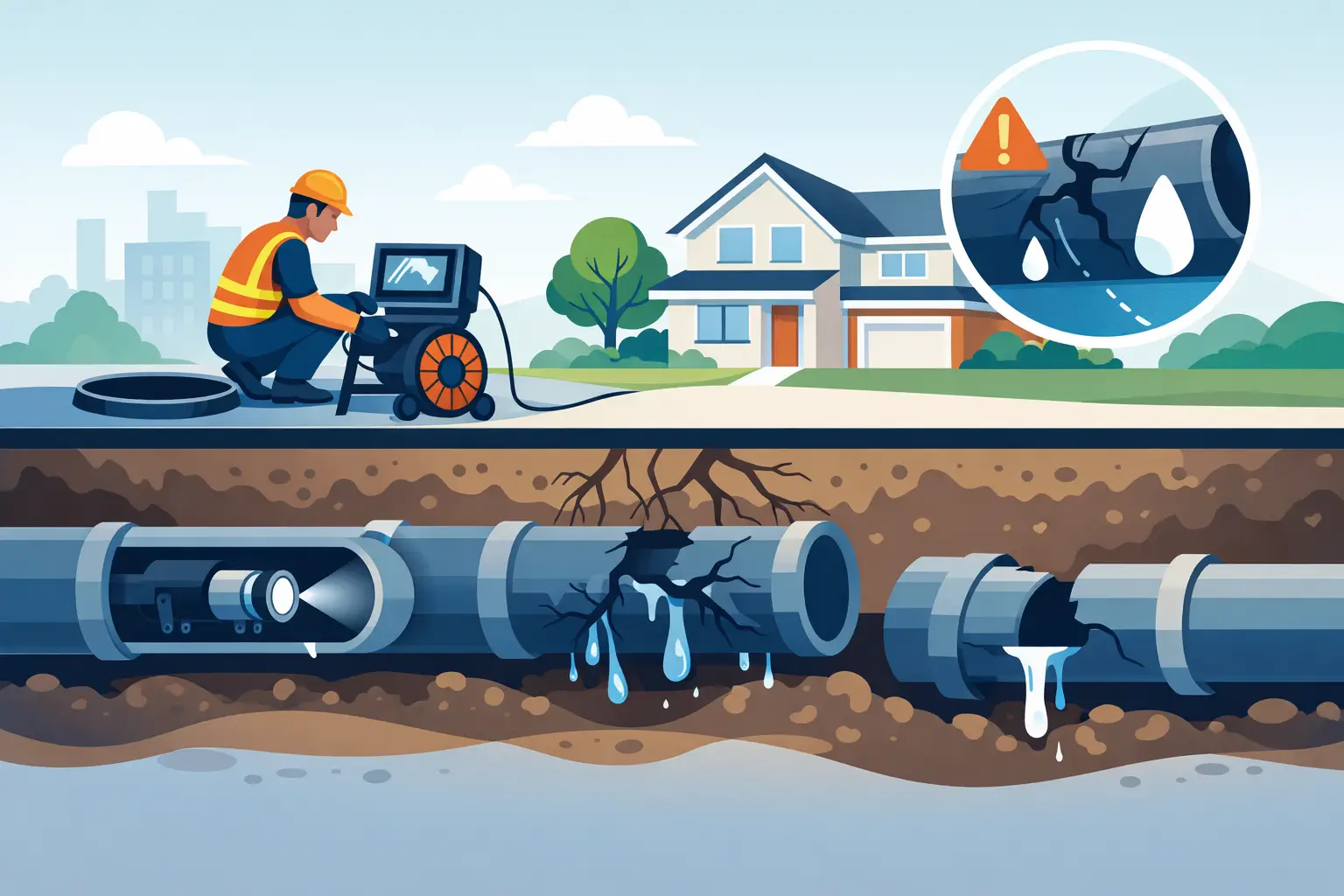 Sewer Inspection Finds Problems Before Damage