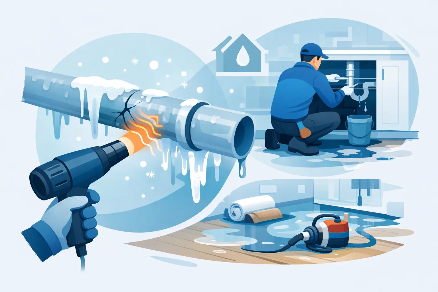 Frozen Pipe Repair Steps That Limit Water Damage