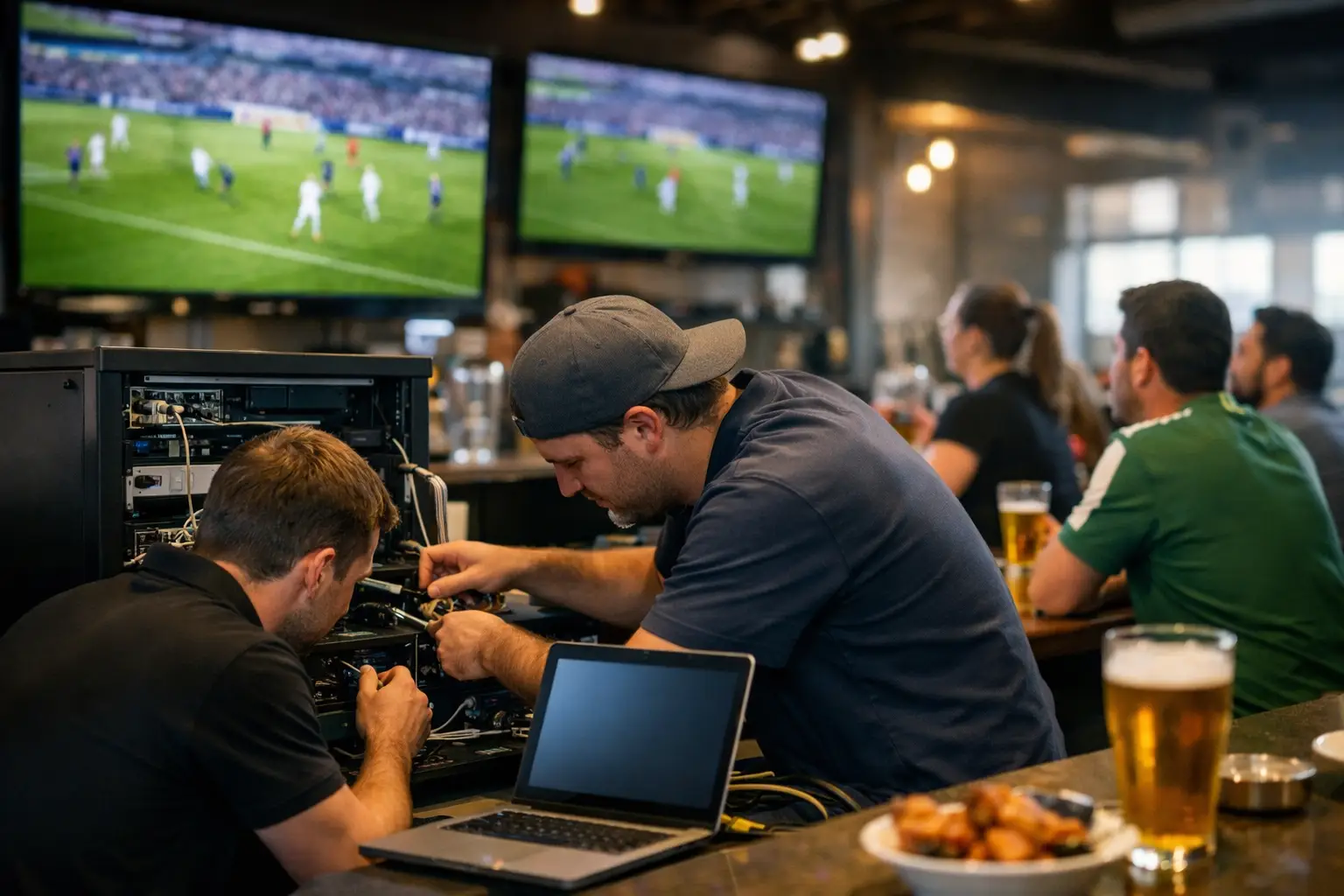Sports Bar Outage Recovery Example for Match Day