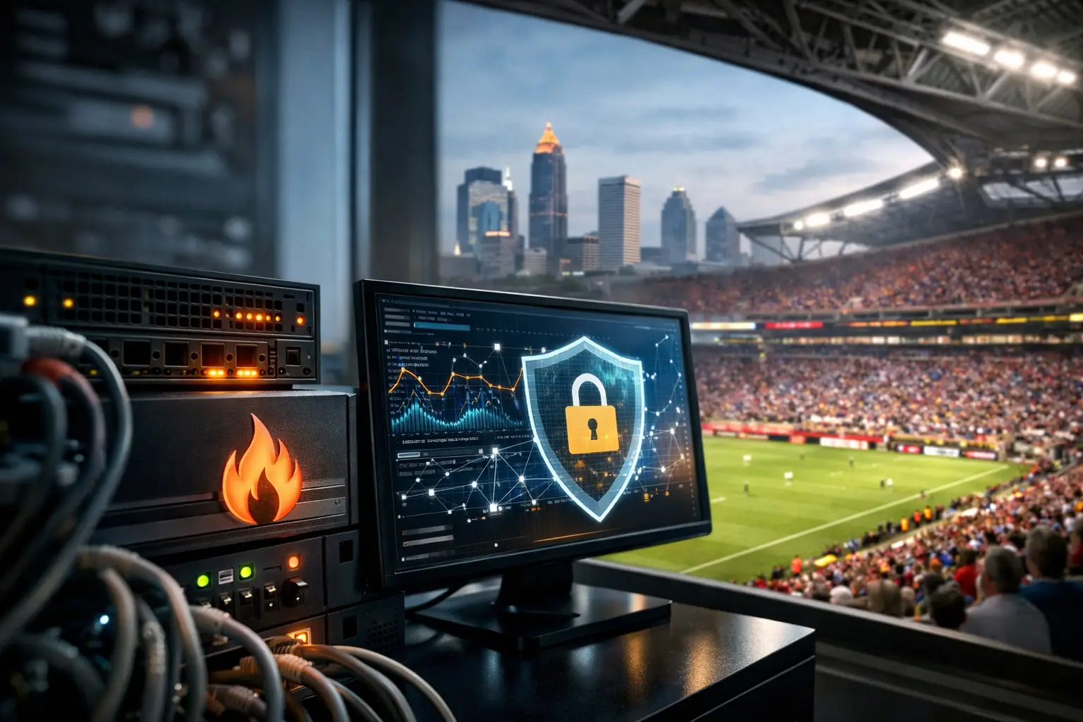 Firewall Monitoring for Atlanta Match-Day Uptime