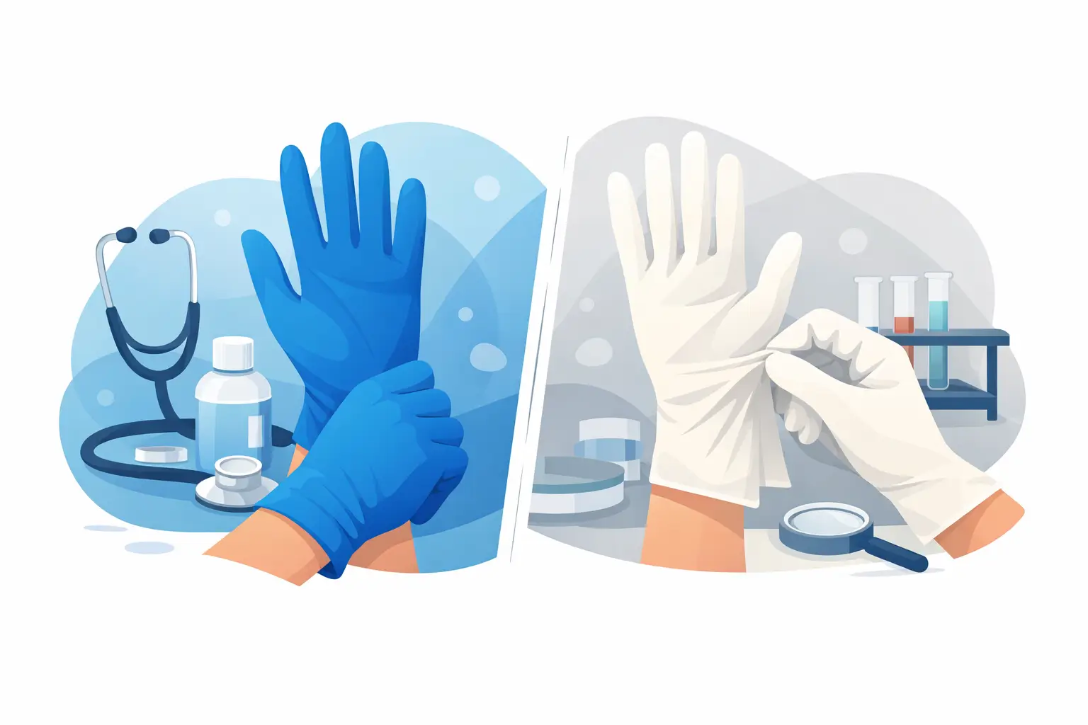 Medicinska handskar eller undersökningshandskar?