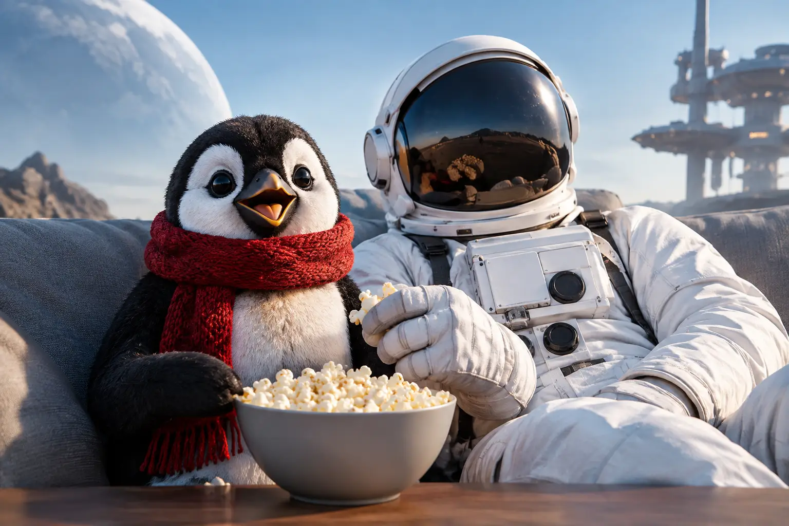 Resenha de comédia espacial sob protocolo