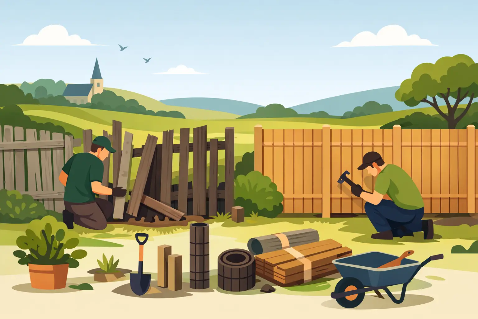 Garden Fence Replacement Guide for Lancashire
