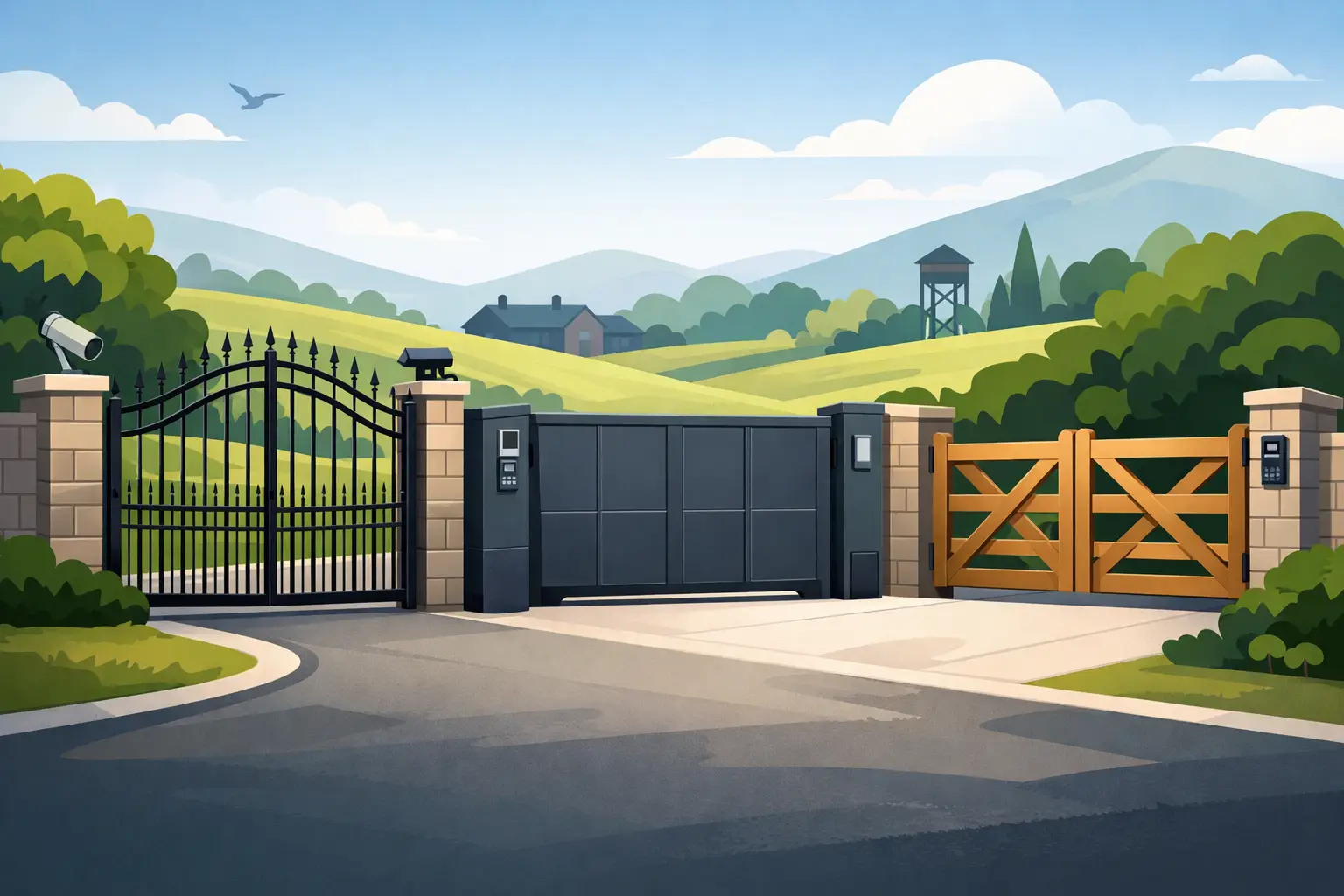 Best Driveway Gates for Security in Lancashire