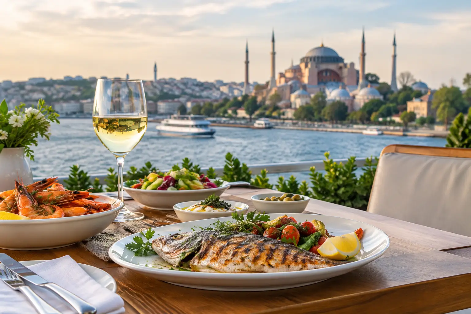 A Fresh Seafood Restaurant in Sultanahmet