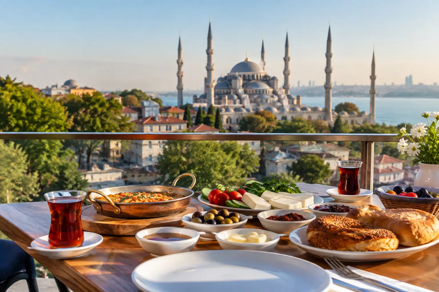 Turkish Breakfast With a View in Sultanahmet