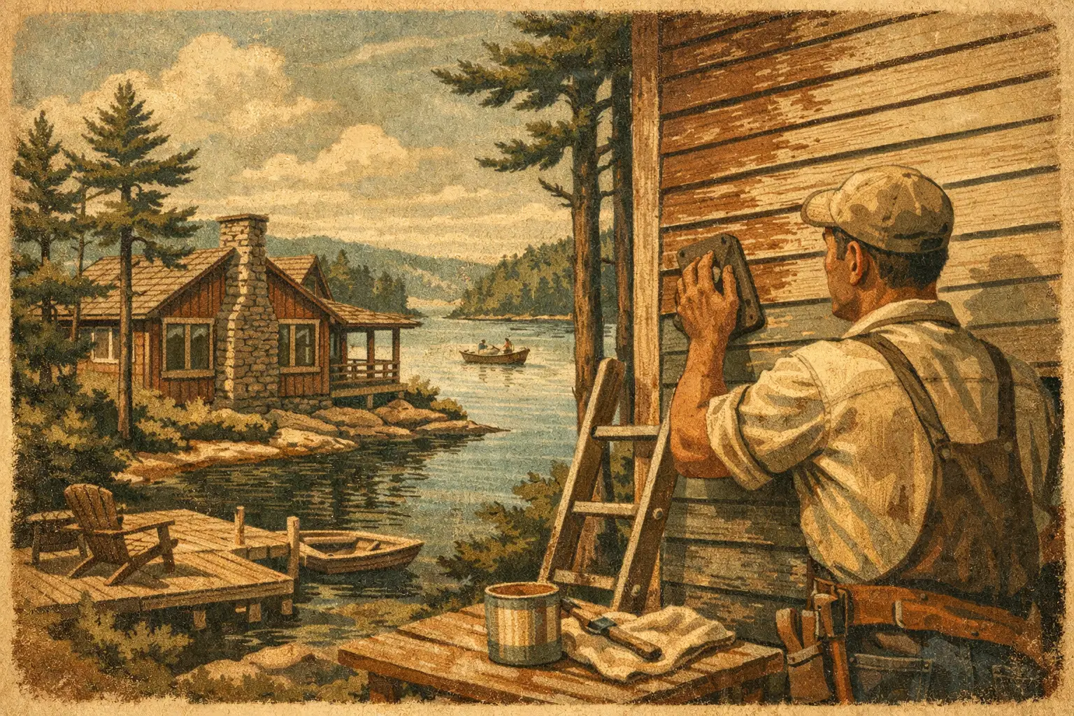 Weathered Siding Restoration for Muskoka Homes