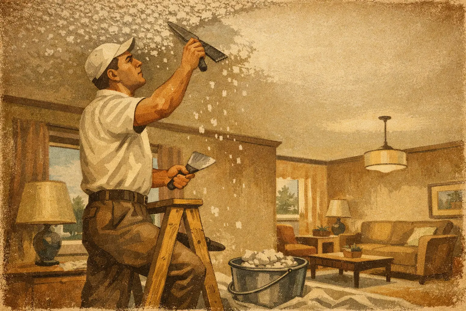 Popcorn Ceiling Removal for a Cleaner Interior