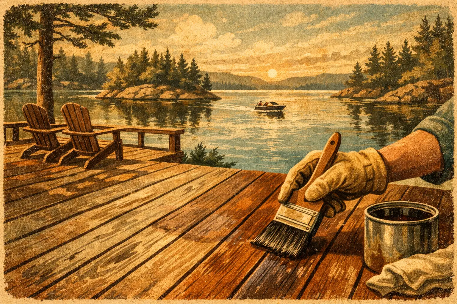 Deck Staining Muskoka: Protect Your Cottage Deck