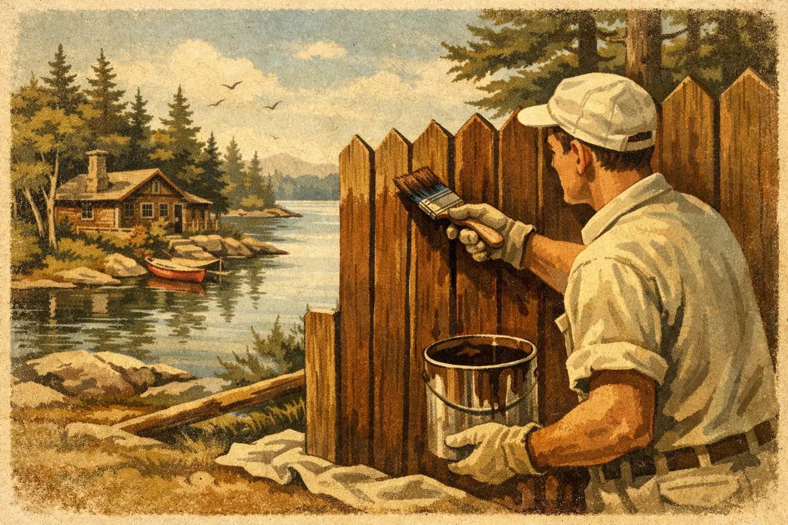 Choosing a Fence Staining Contractor in Muskoka