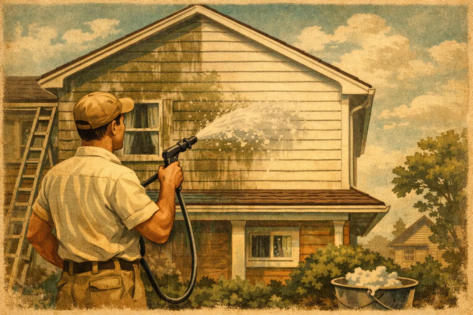 Soft Washing House Siding Without the Damage