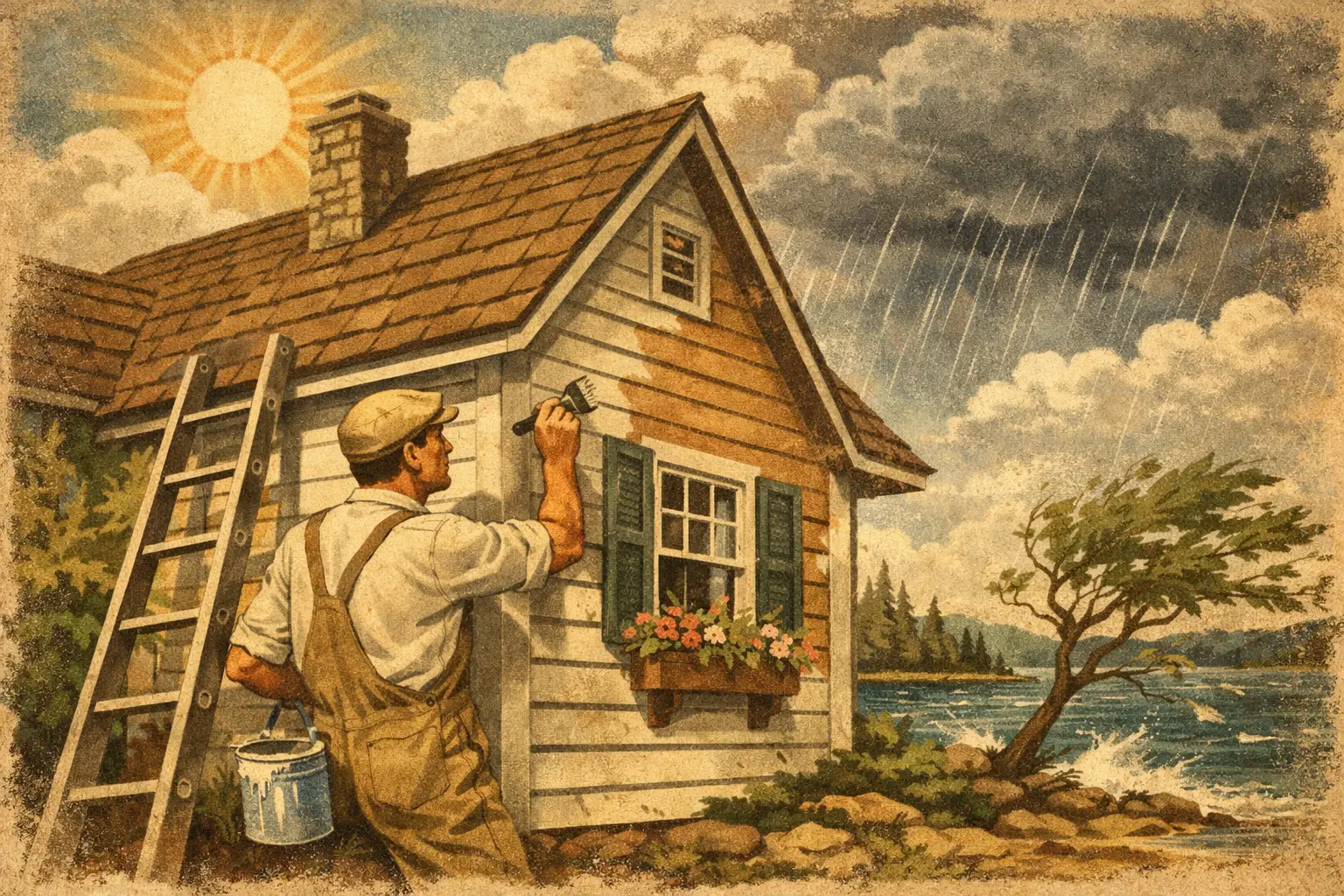 Weatherproof Cottage Siding Painting That Lasts