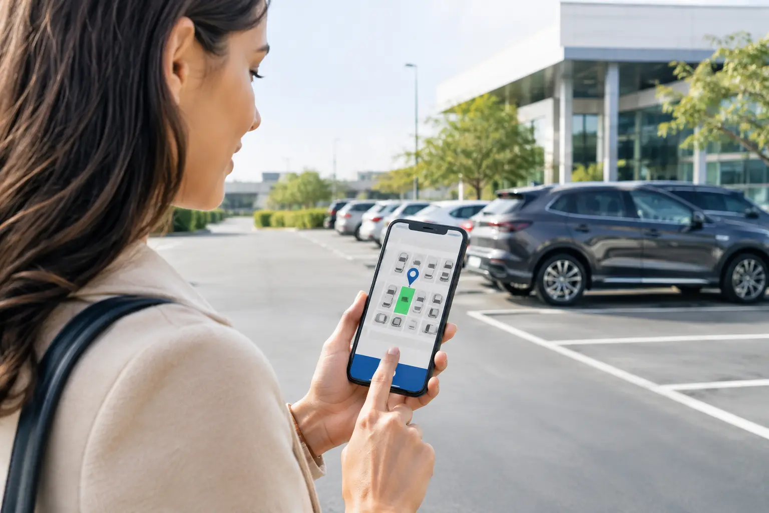 Book Parking Online and Pick Your Exact Space