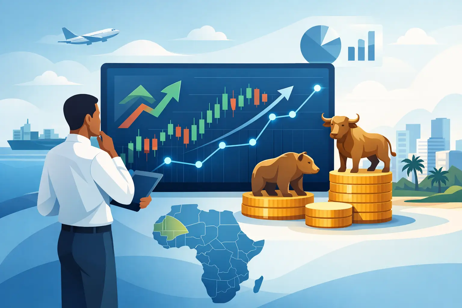 Illustration : Cours actions BRVM en direct : les bons signaux