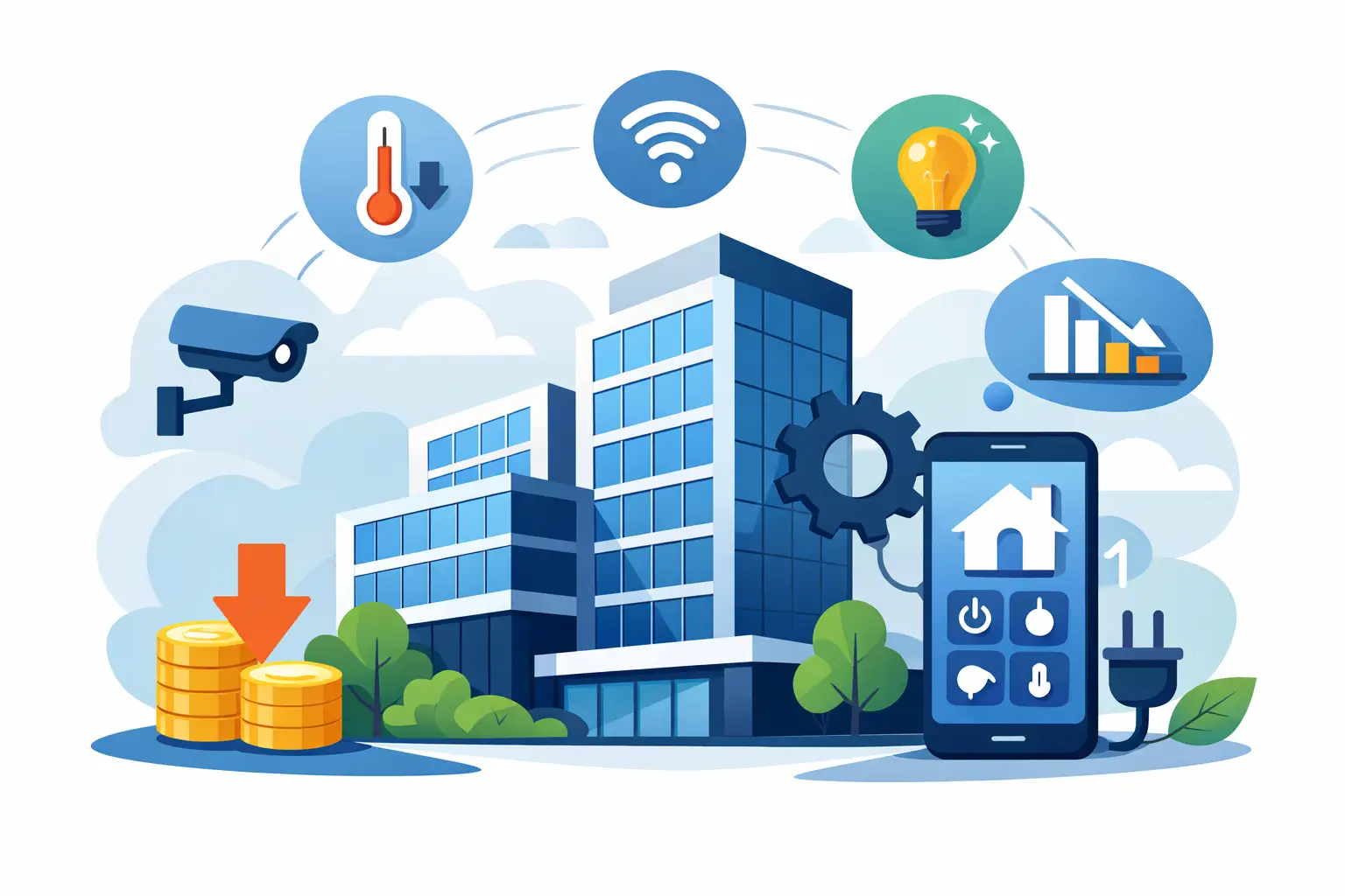 Automação predial para redução de custos