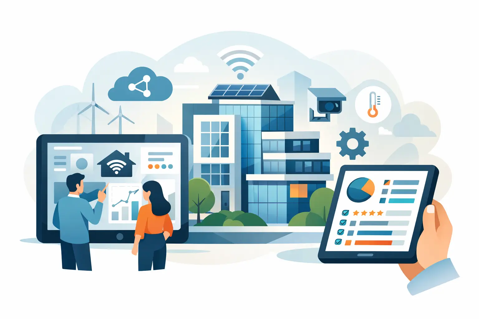 Smart Building Software Review na prática