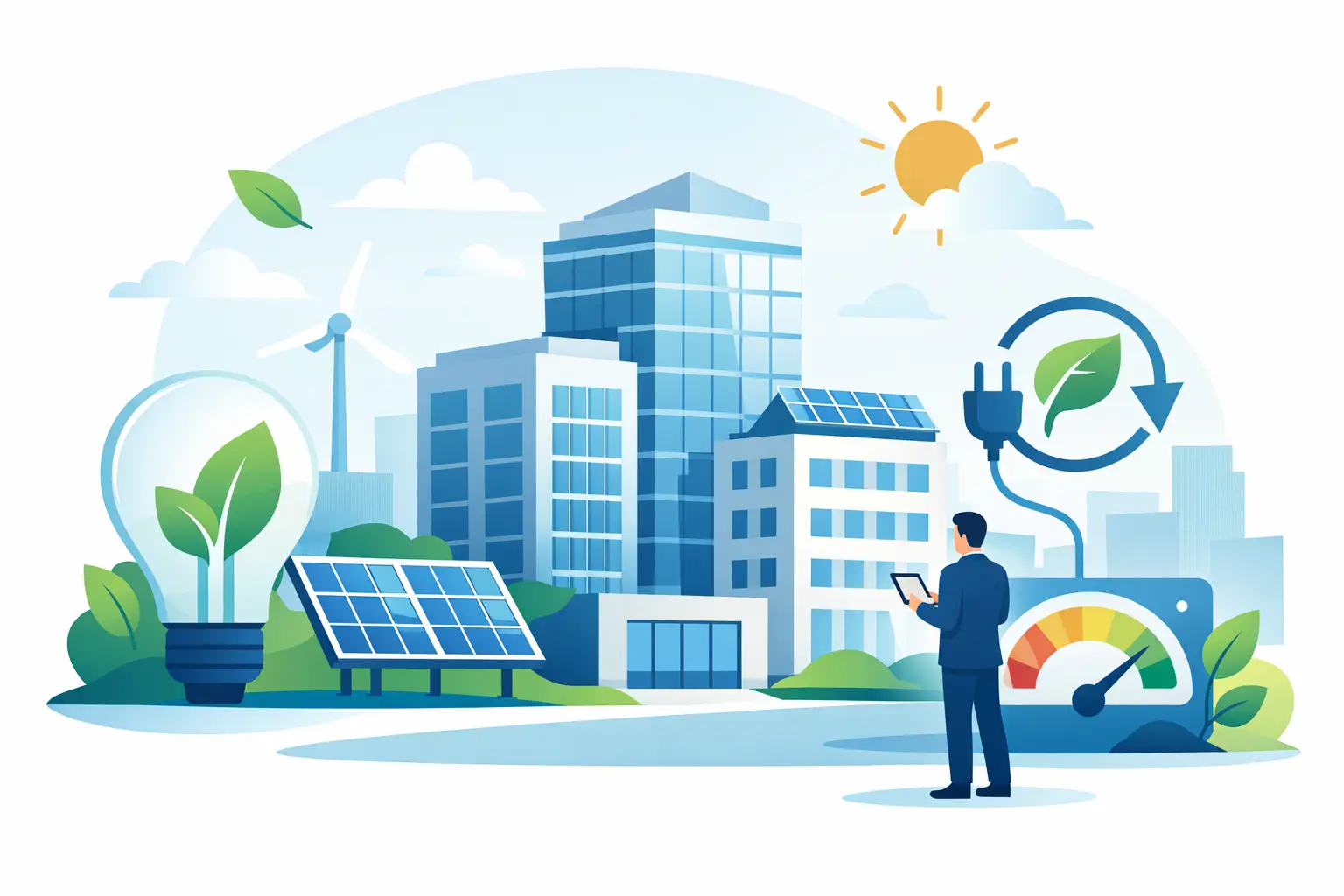 Como economizar energia em edifícios comerciais