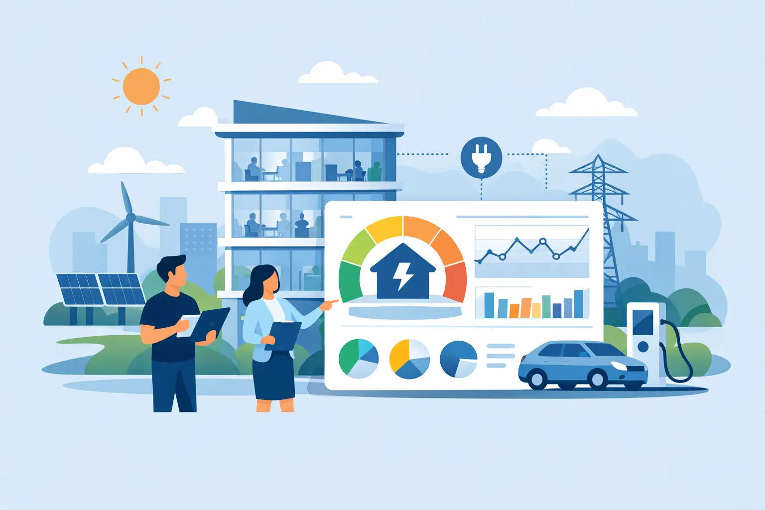Monitoramento de consumo de energia em prédio