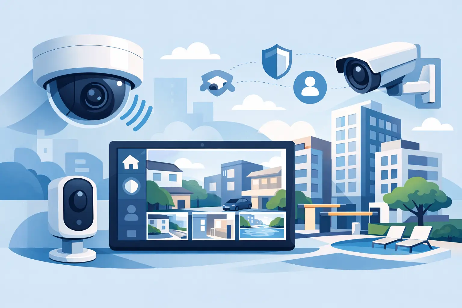 Câmeras inteligentes para condomínios