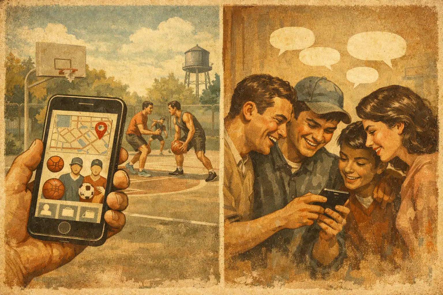 Pickup Sports App vs Group Chat