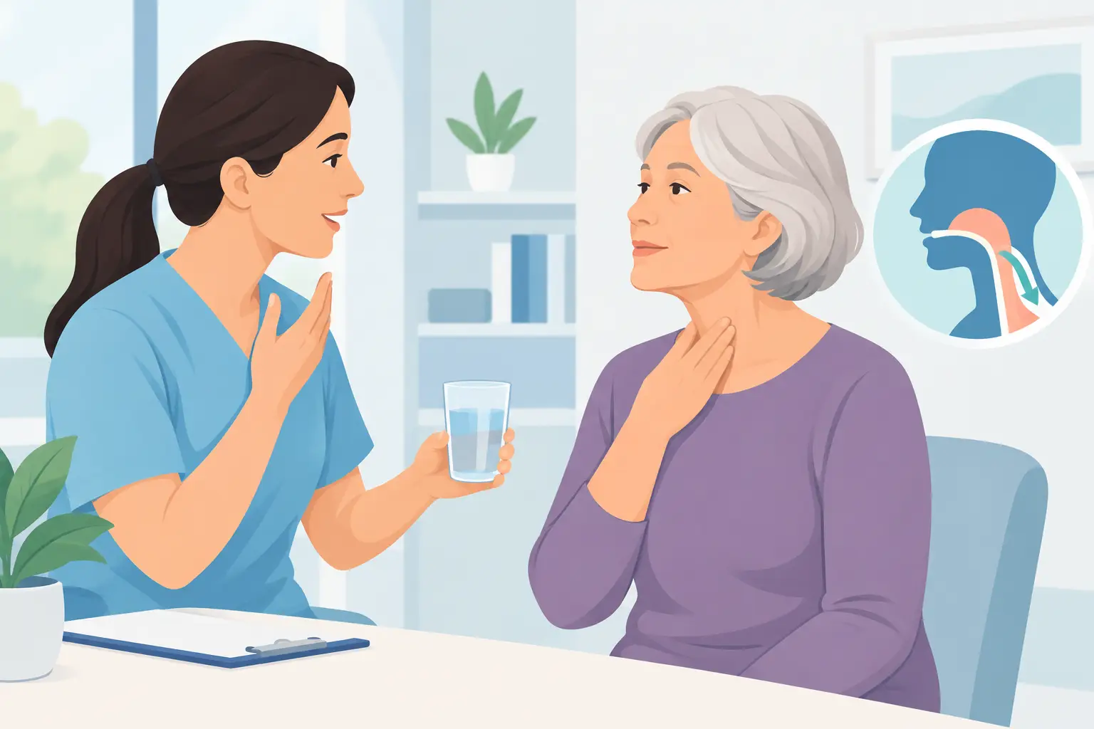 How Speech Therapy Improves Swallowing Safely
