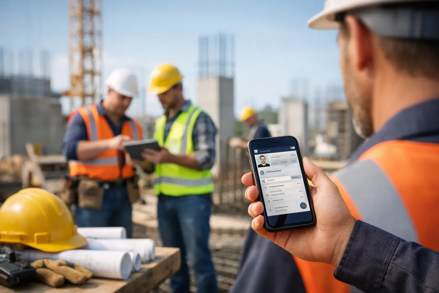 Crew Time Tracking App Construction Needs