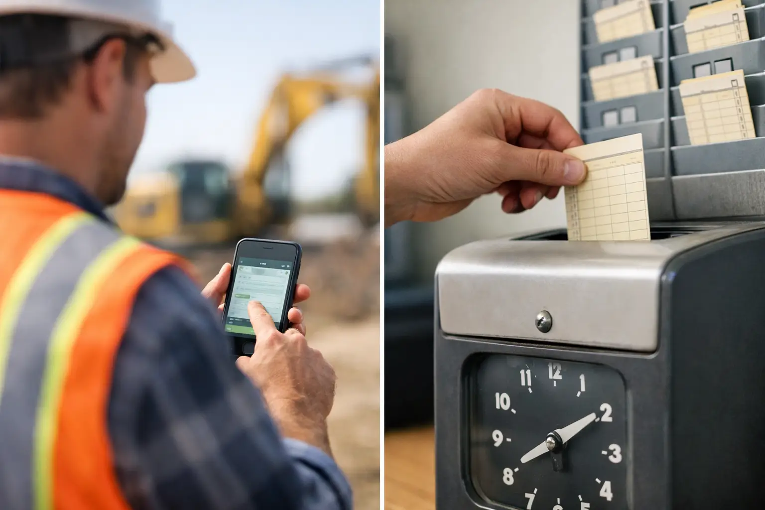 Field Time Tracking vs Punch Cards