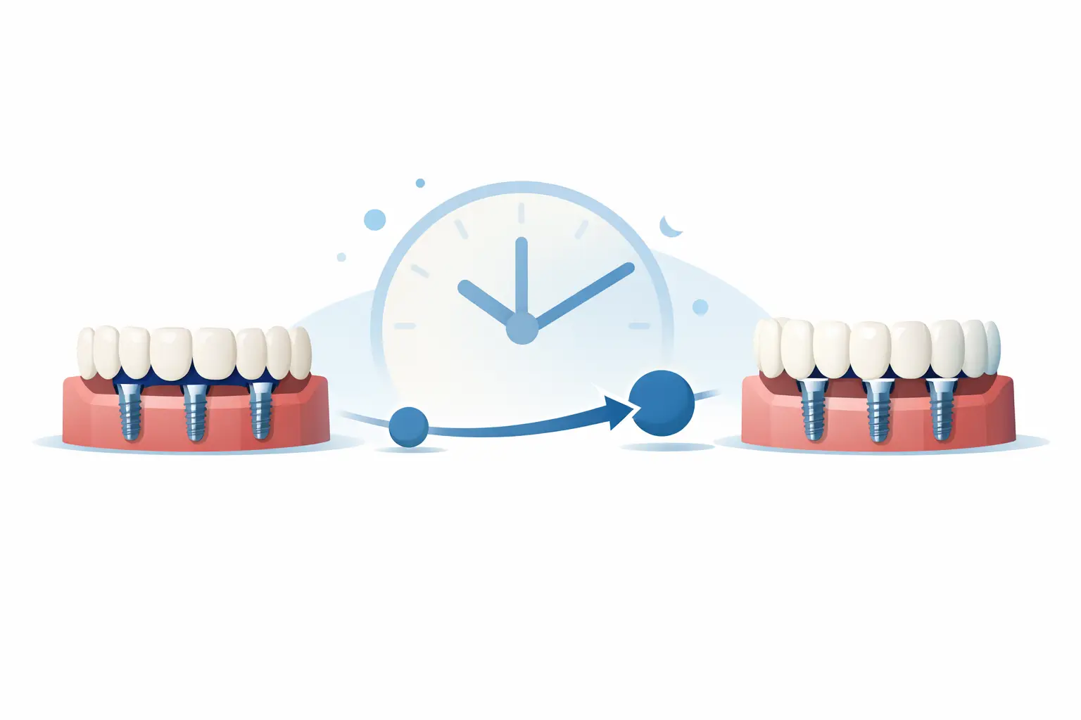 All-on-4 Timeline for Temporary and Final Teeth