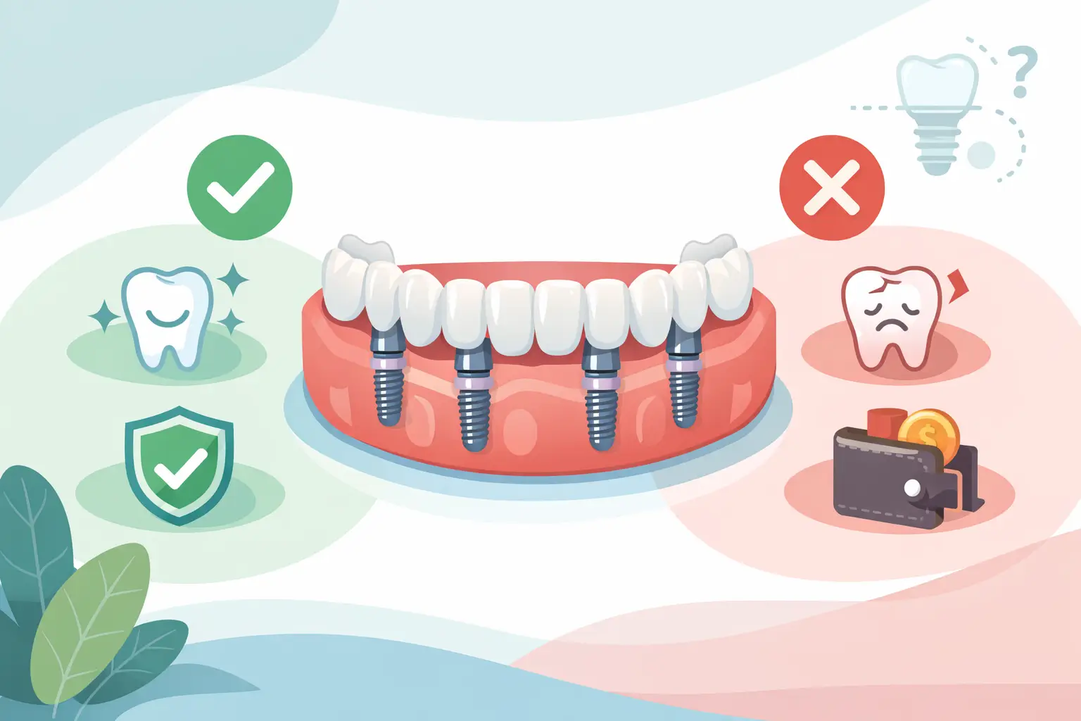 Pros and Cons of All-on-4 Dental Implants