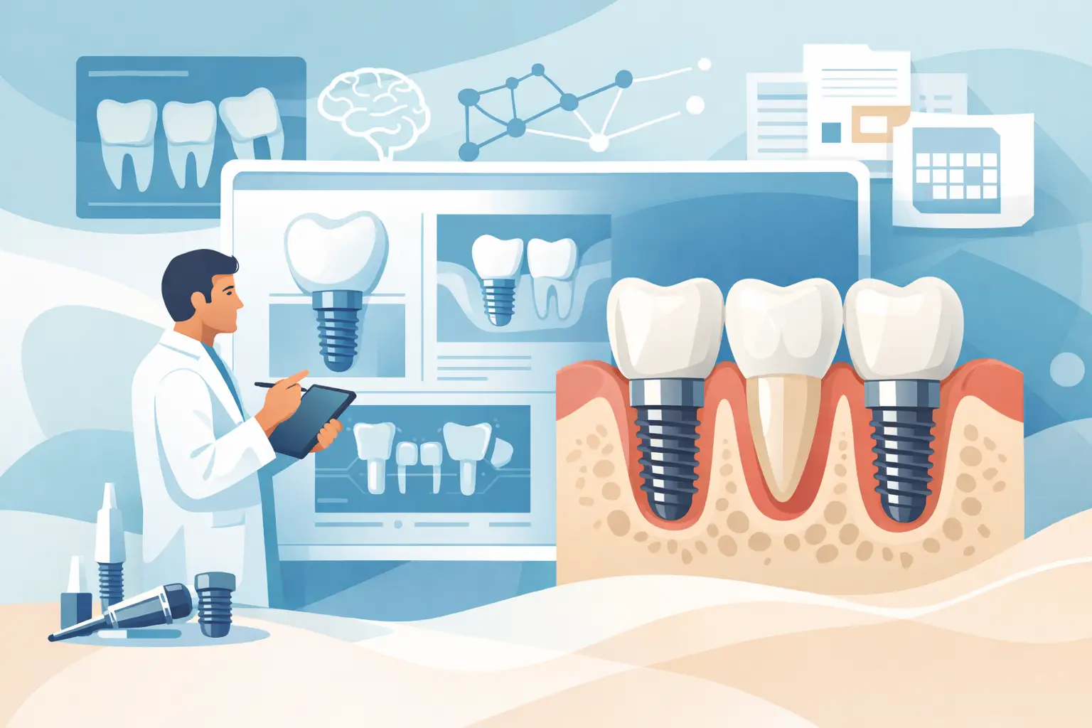 Complex Dental Implant Cases Need More Planning