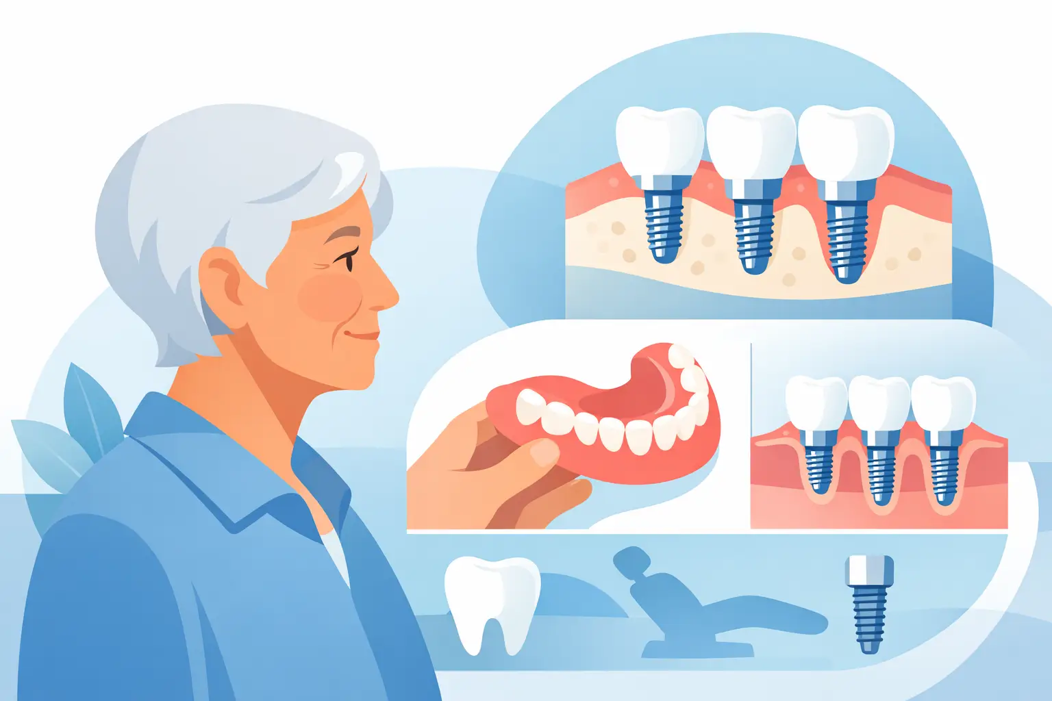 Dental Implants for an 80-Year-Old Parent