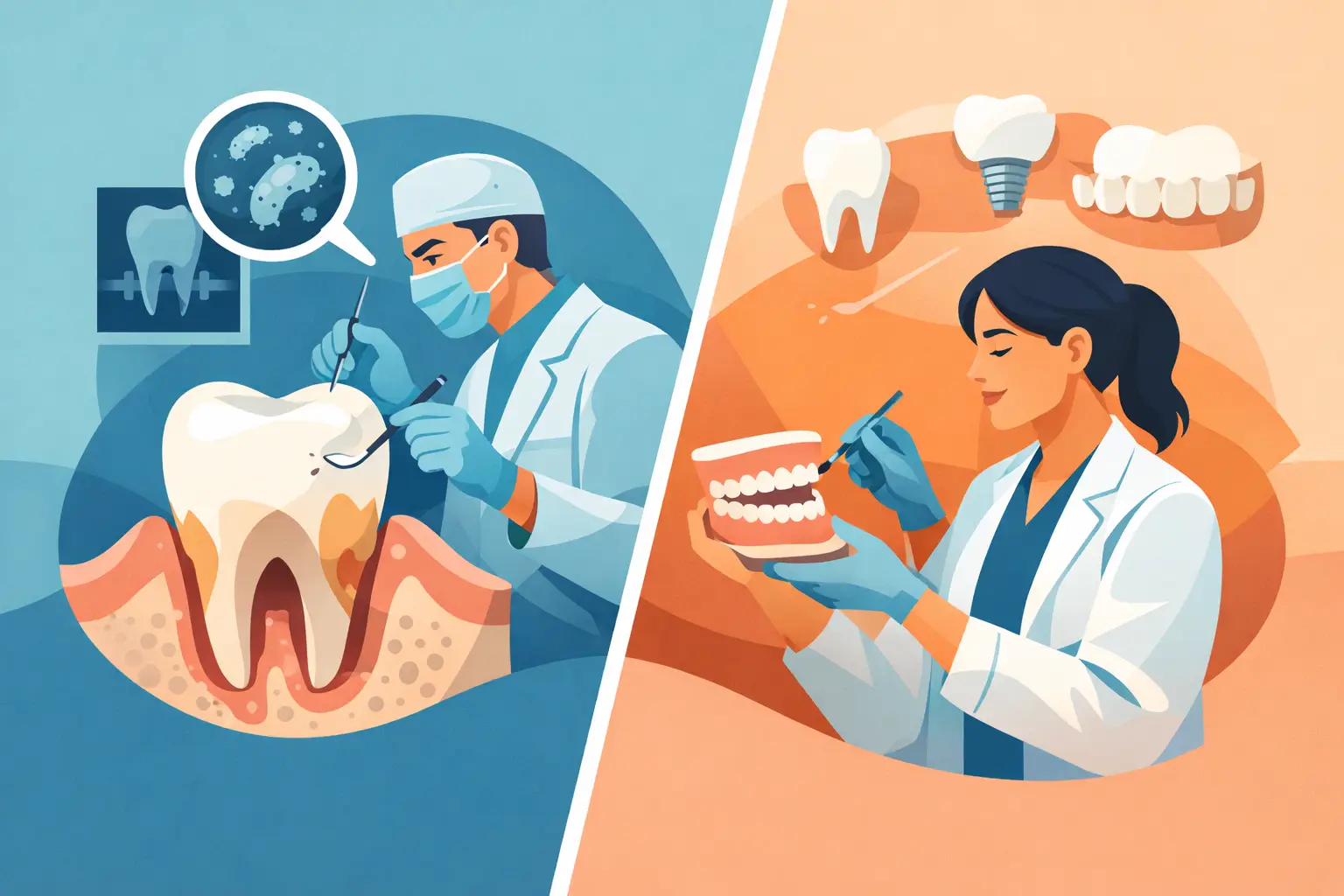 Periodontist vs Prosthodontist: Who Does What?