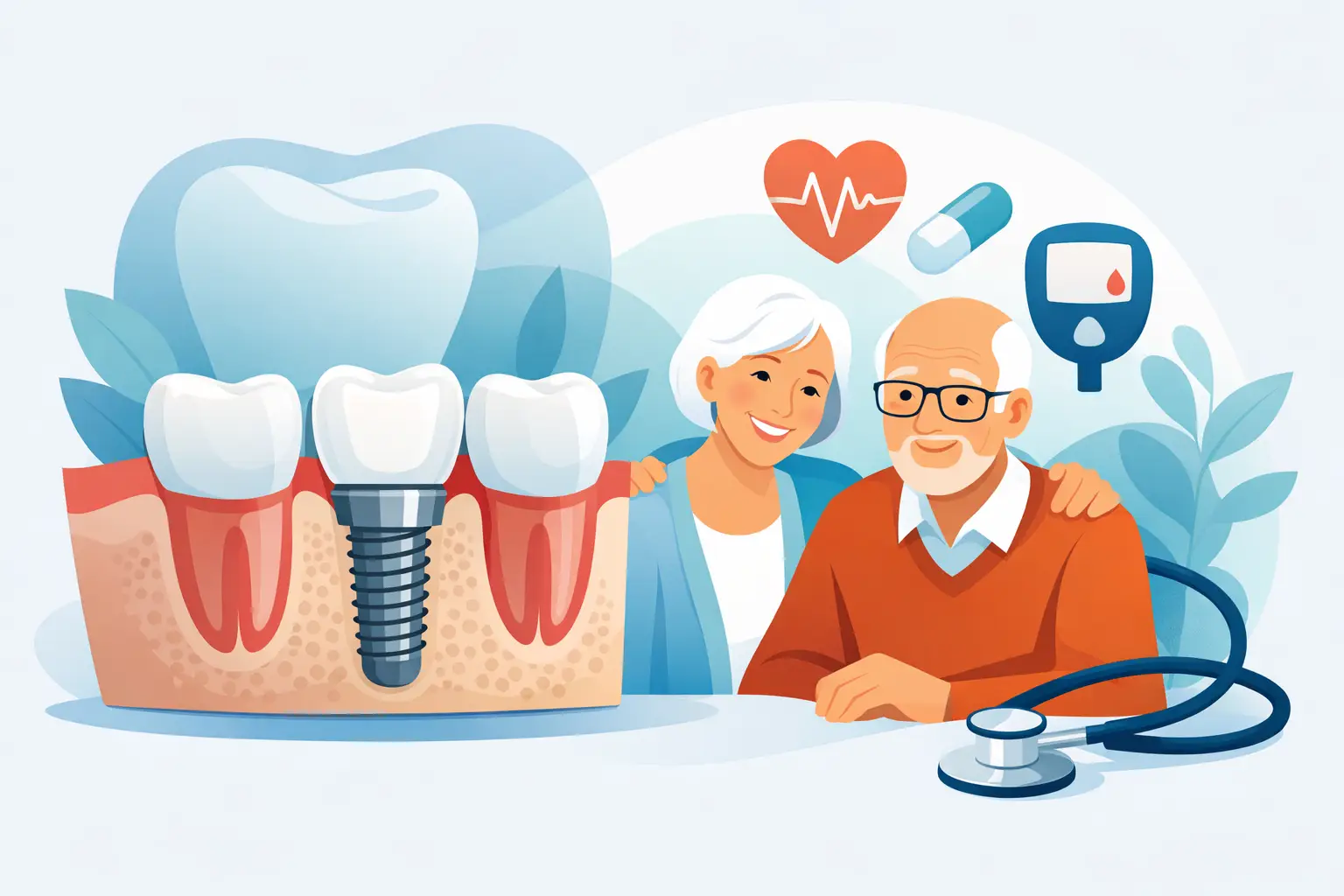 Dental Implants for Seniors With Health Conditions