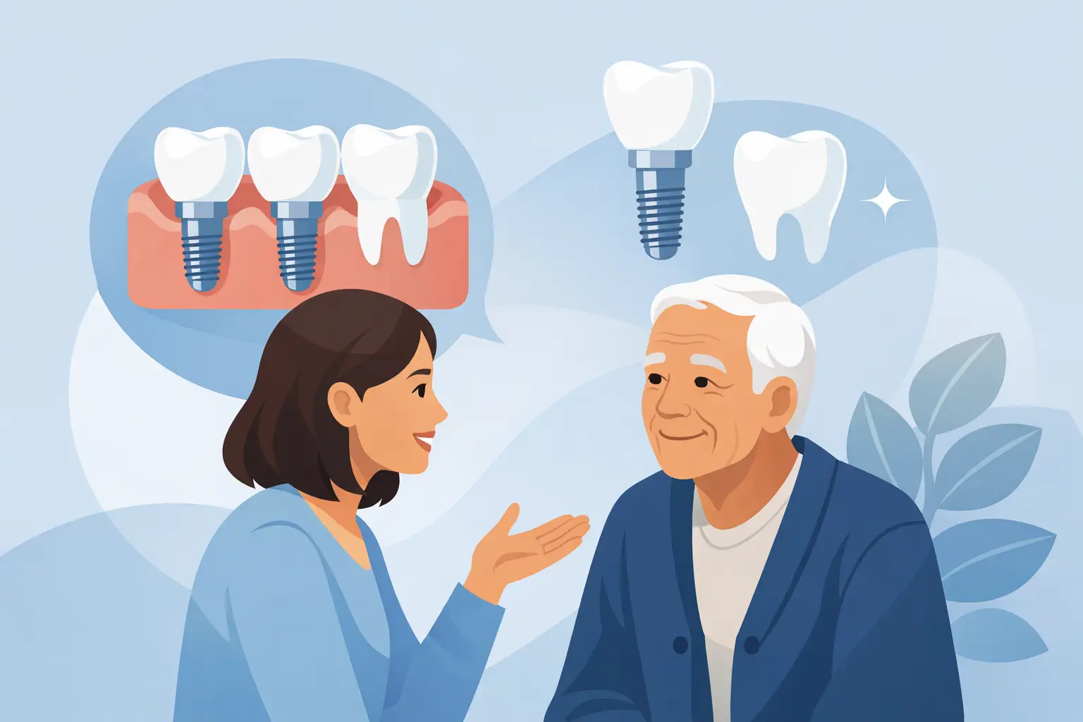 How to Talk to an Aging Parent About Getting Dental Implants
