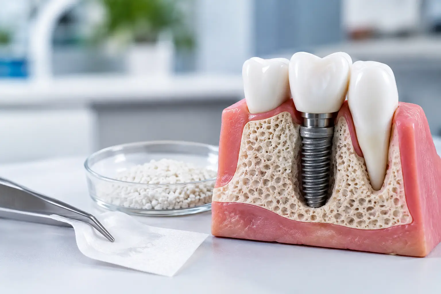 Guided Bone Regeneration for Dental Implants