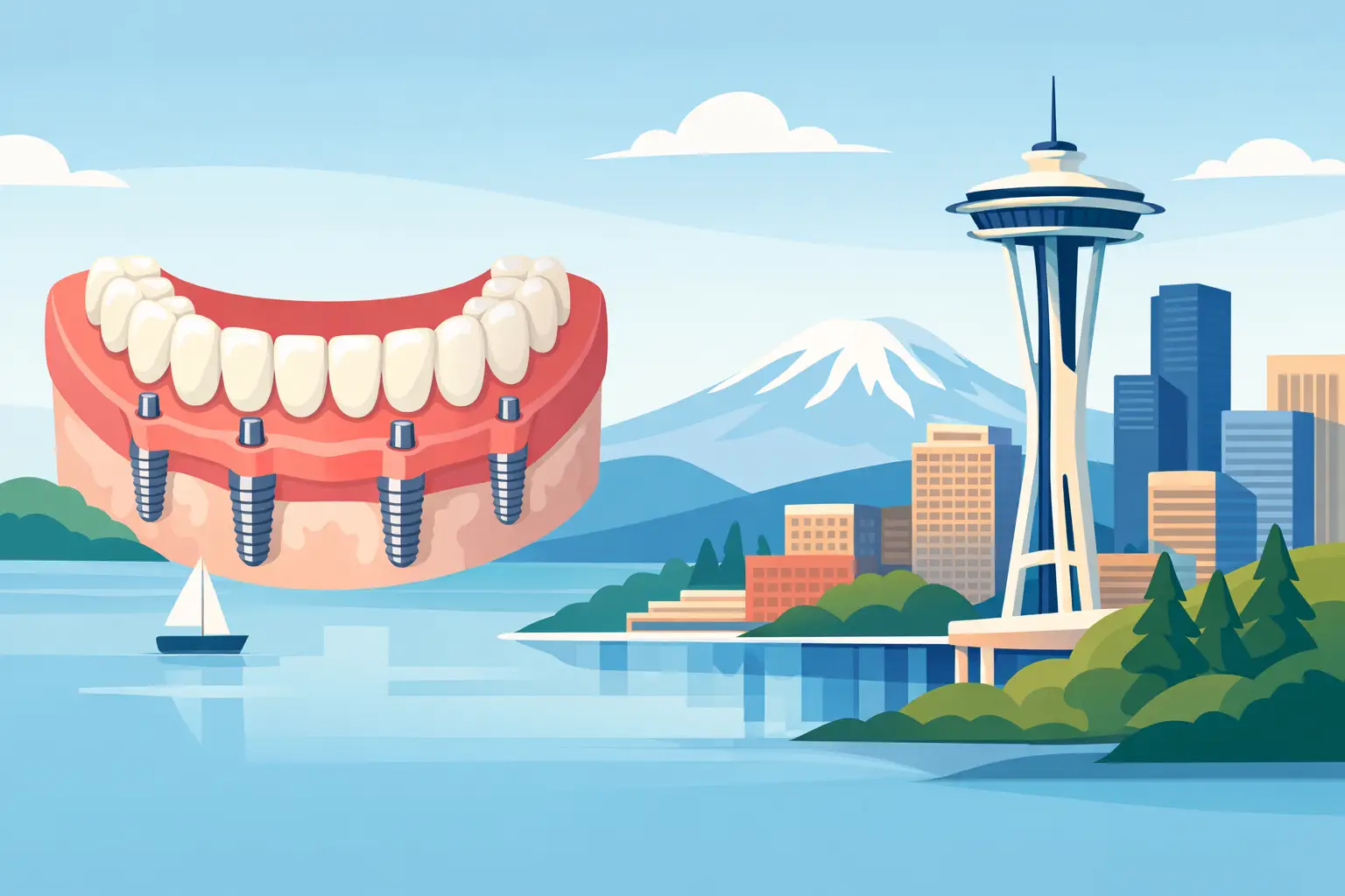 Full Arch Dental Implants Near Me in Seattle
