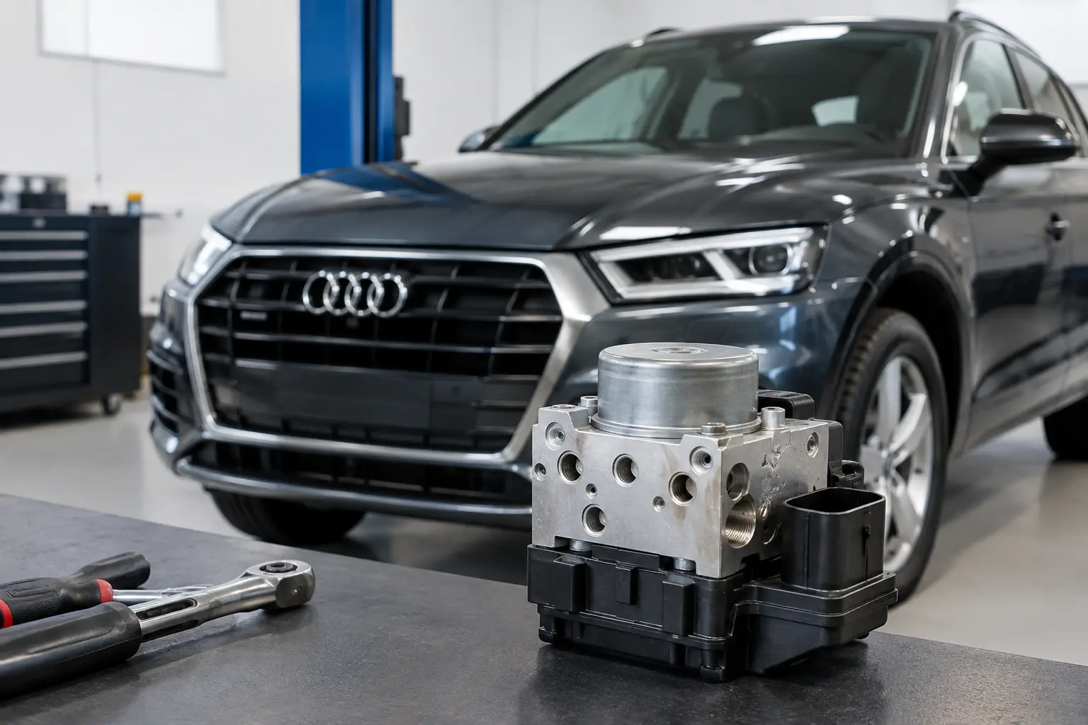 Wpadający pedał hamulca Audi Q5 - co sprawdzić