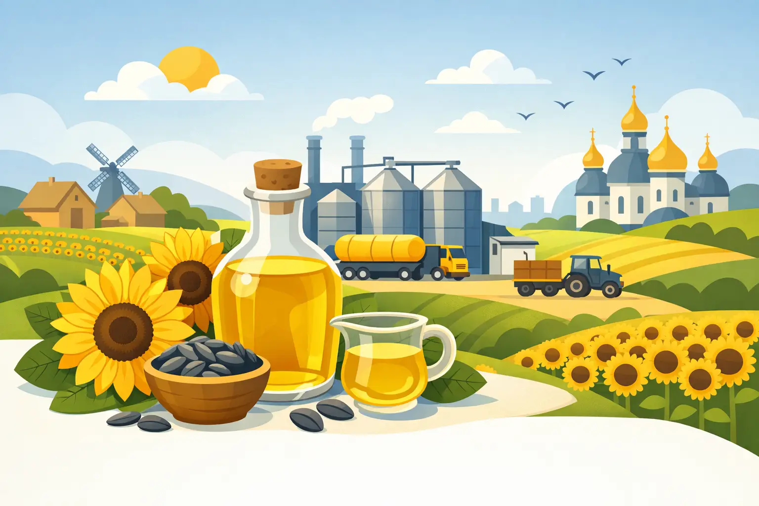 Top Sunflower Oil Manufacturers in Ukraine