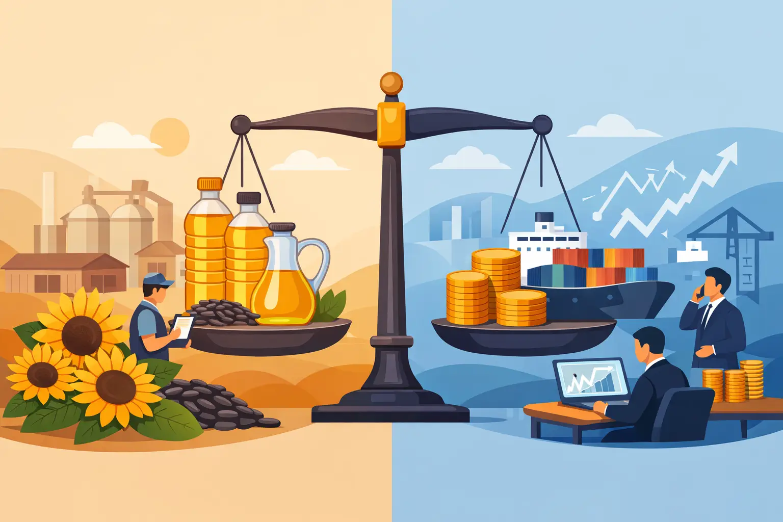 Sunflower Oil Supplier vs Trader