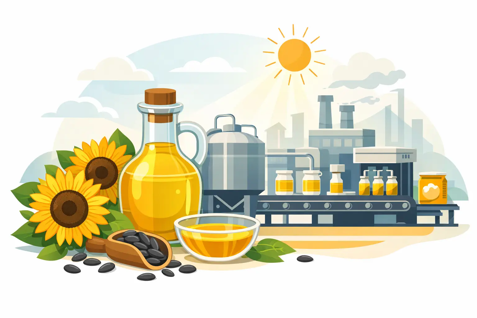 Best Sunflower Oil for Food Manufacturing