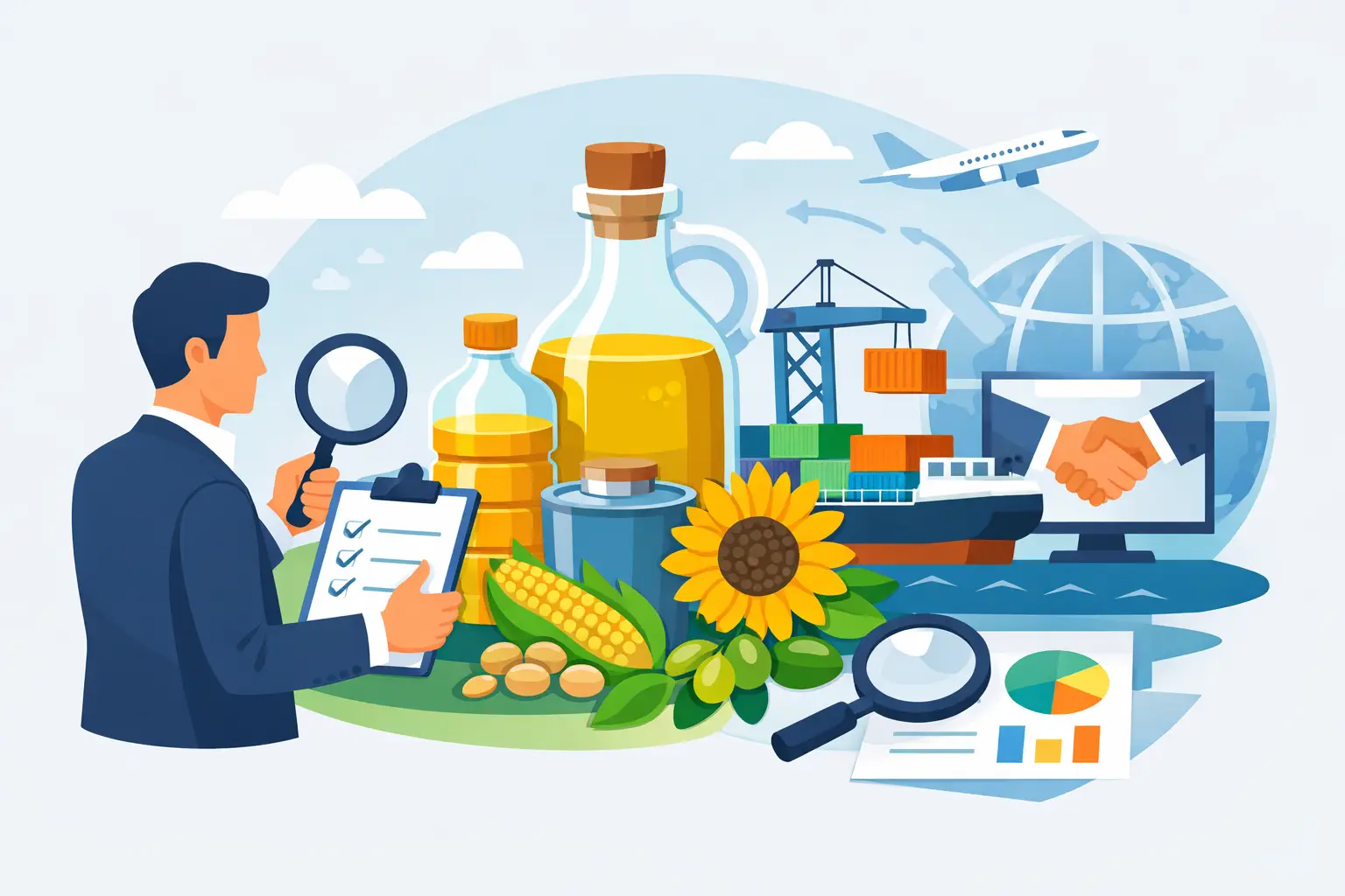 How to Evaluate a Vegetable Oil Exporter Before Buying