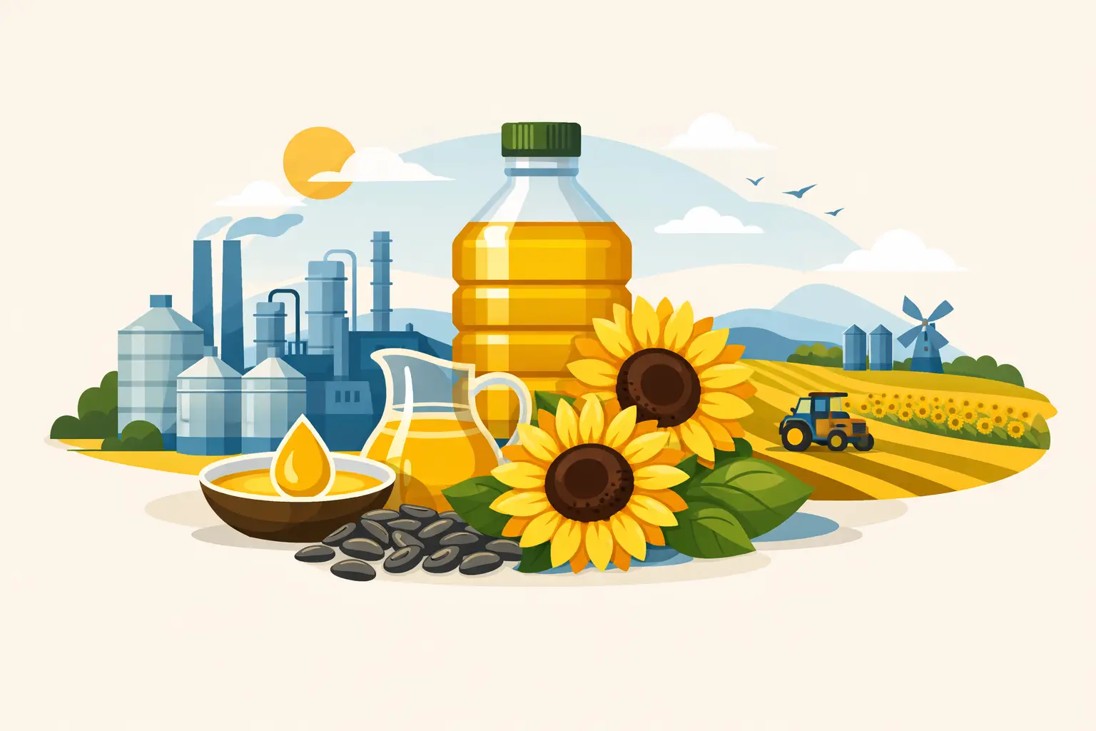 Top Sunflower Oil Manufacturers in Ukraine