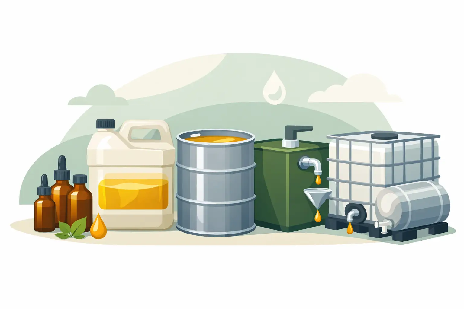 Best Packaging Options for Bulk Oils