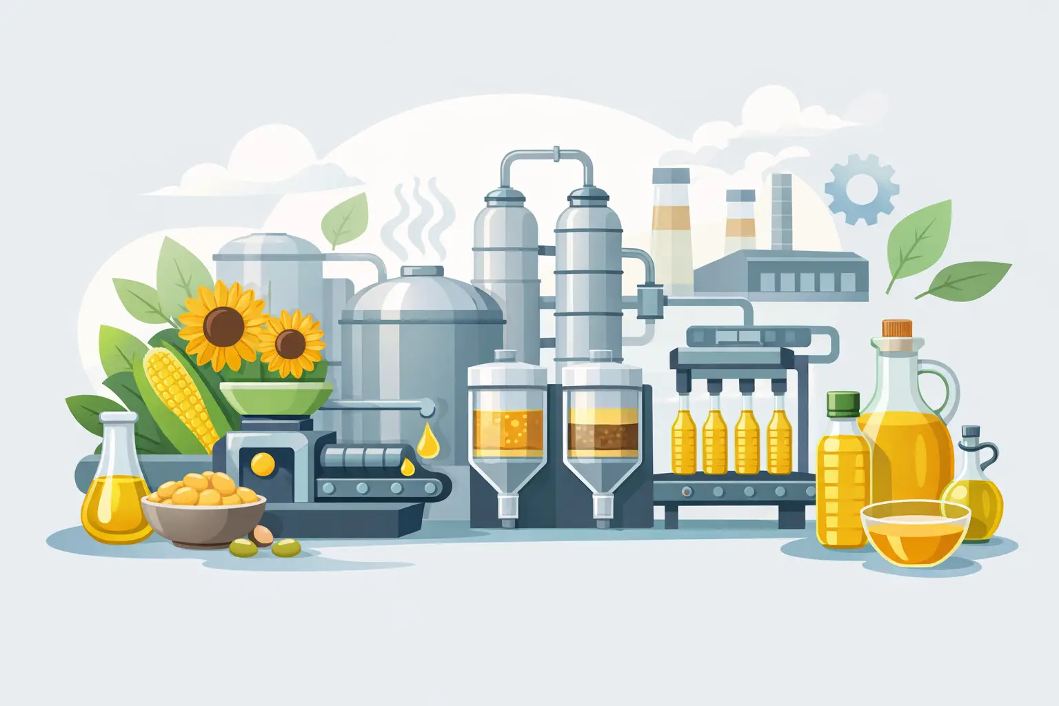 Vegetable Oil Manufacturing Process Explained