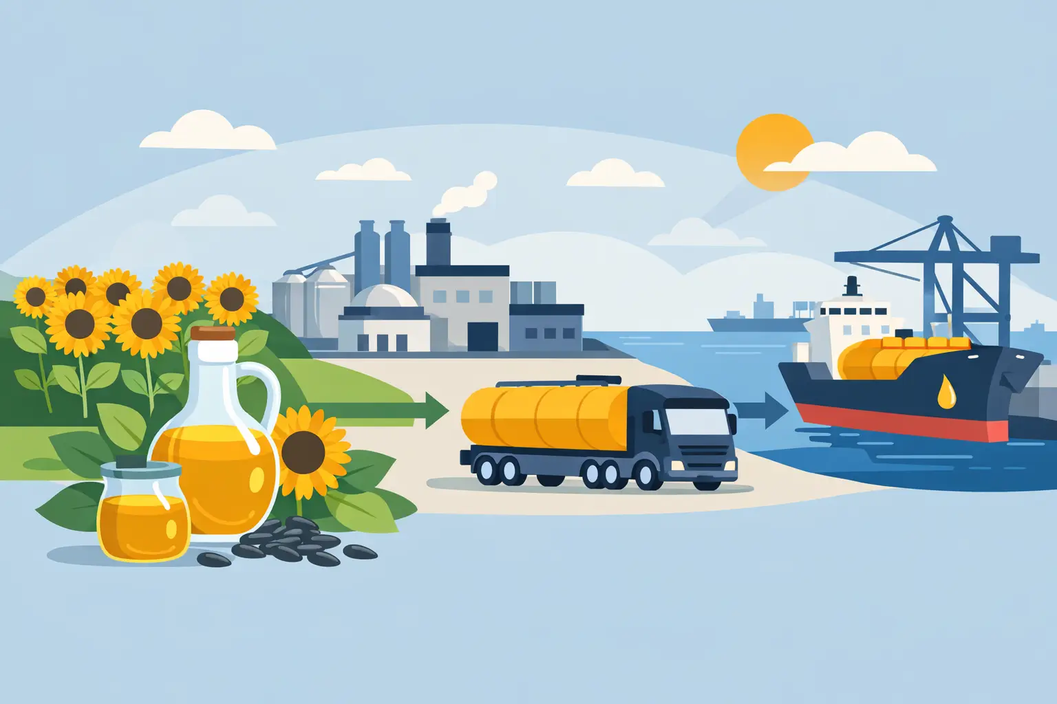 Sunflower Oil Supply Continuity Example