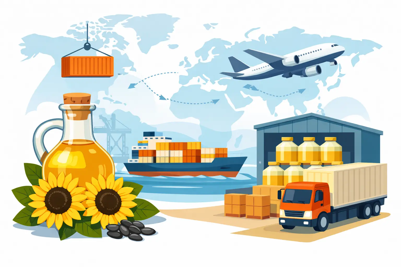 How to Import Sunflower Oil