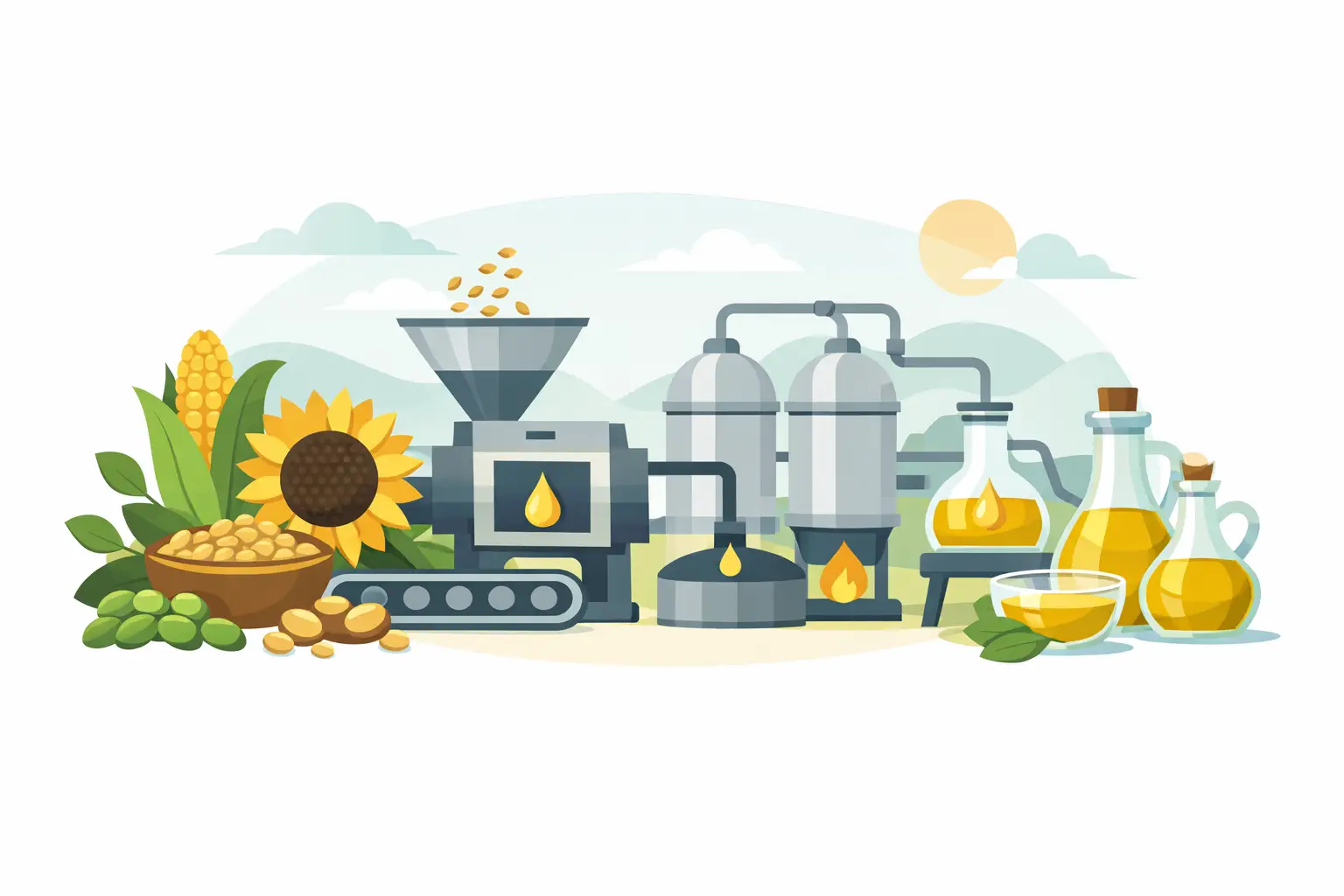 How Are Vegetable Oils Made?